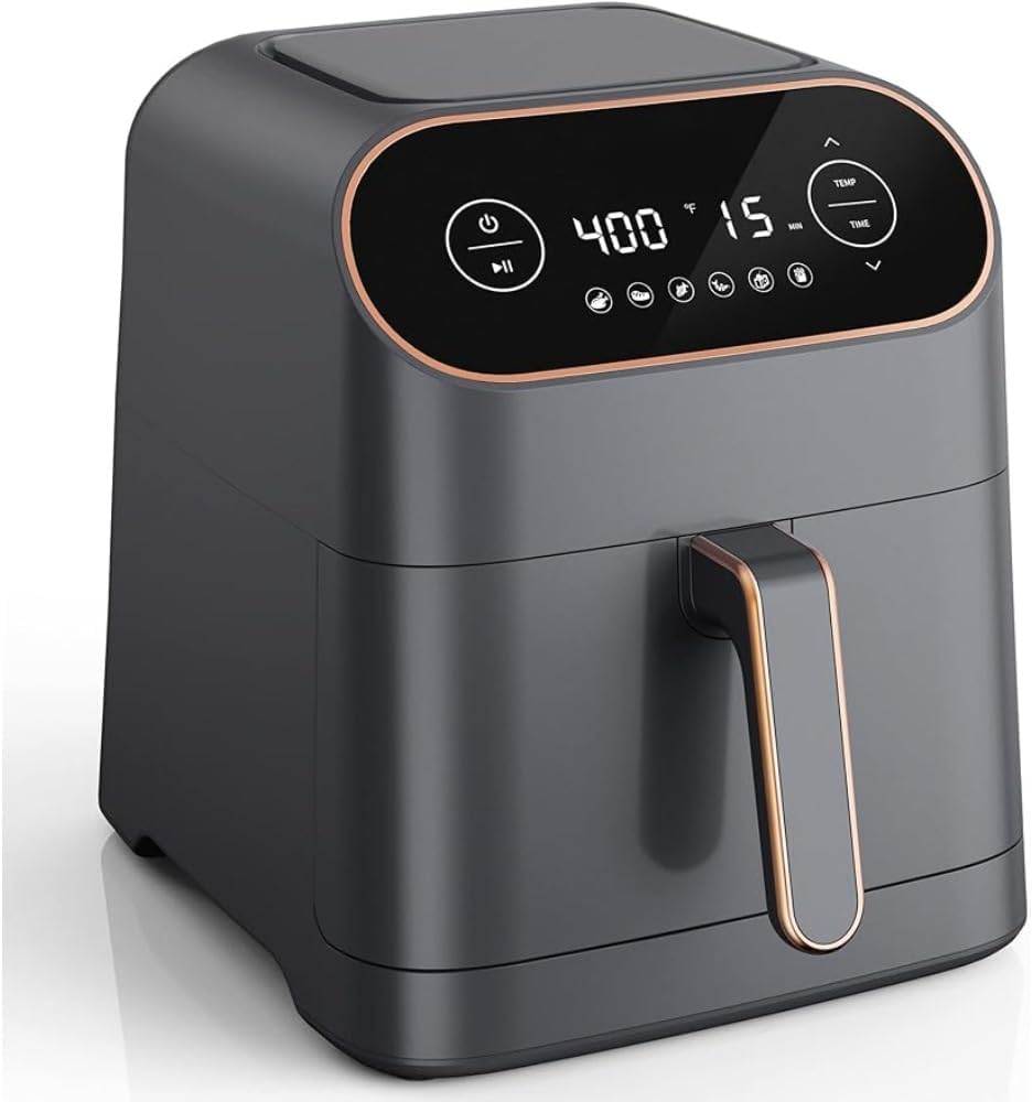 Extra-Large 9-Quart 6-in-1 Air Fryer Oven with LCD Touch Control Extra-Large 9-Quart 6-in-1 Air Fryer Oven with LCD Touch Control