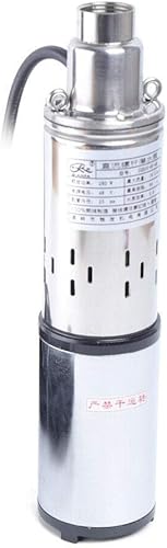 DNYSYSJ Bomba sumergible de pozo profundo de 48 V 280 W, bomba solar de agua profunda de acero inoxidable DC, adecuada para usar en barcos,