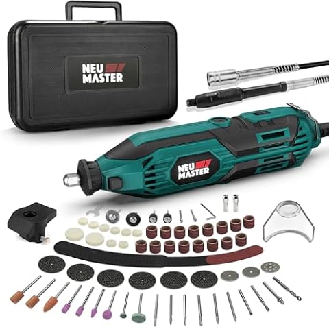 NEU MASTER 180W Rotary Tool Kit, Corded Power Rotary Tools with 160 Accessories and 6 Variable Speed, 10000-35000RPM Electric Drill Set for Handmade Crafting Projects and DIY Creations Cover