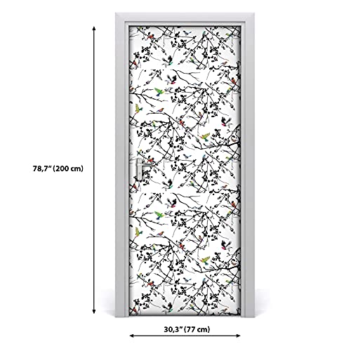 Renueve puertas deterioradas con vinilo autoadhesivo impermeable DIY 3