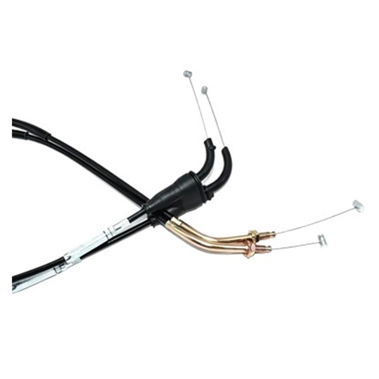 ZX-6R 03-04 Linea Metallica Cavo Acceleratore Acceleratore Moto | Compatibile con Kawasaki ZX6R 636 2003-2004