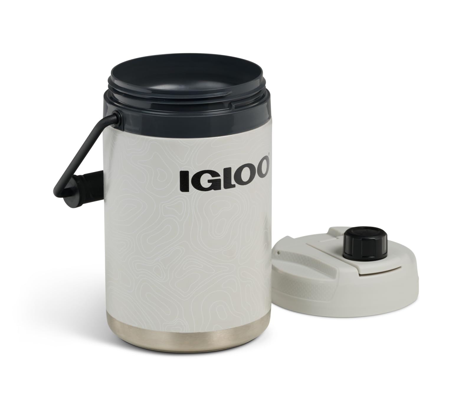 Igloo Trailmate - Botella de agua isotérmica híbrida (1,5 L, gran jarra de agua deportiva, enfriador de bebidas, hueso