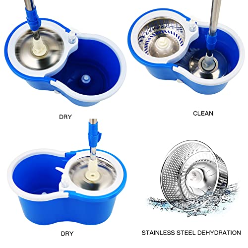 Roixeeds ROIXEEDS1 Spin Mop And Bucket With Wringer Set thumb #3
