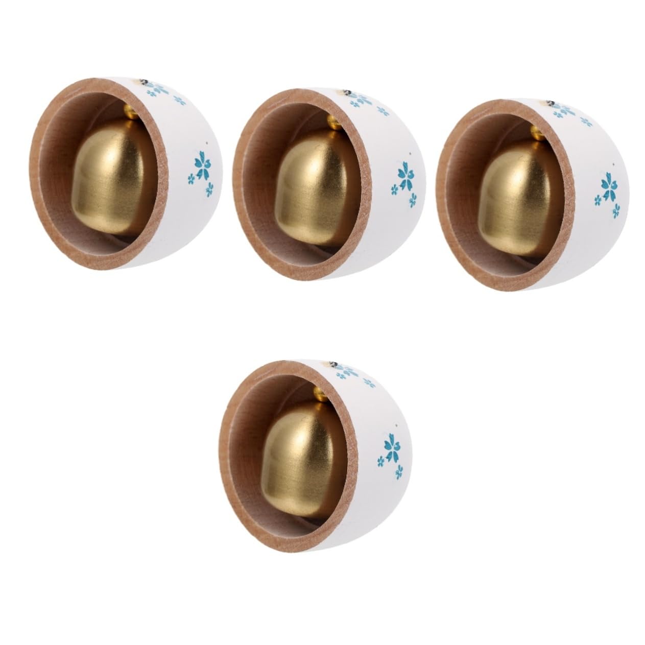 Cloche décorative magnétique TOPBATHY 4 pièces à installation facile par adhésif sans perçage