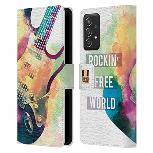 Protection guitare électrique Samsung A53 5G anti-rayure en cuir