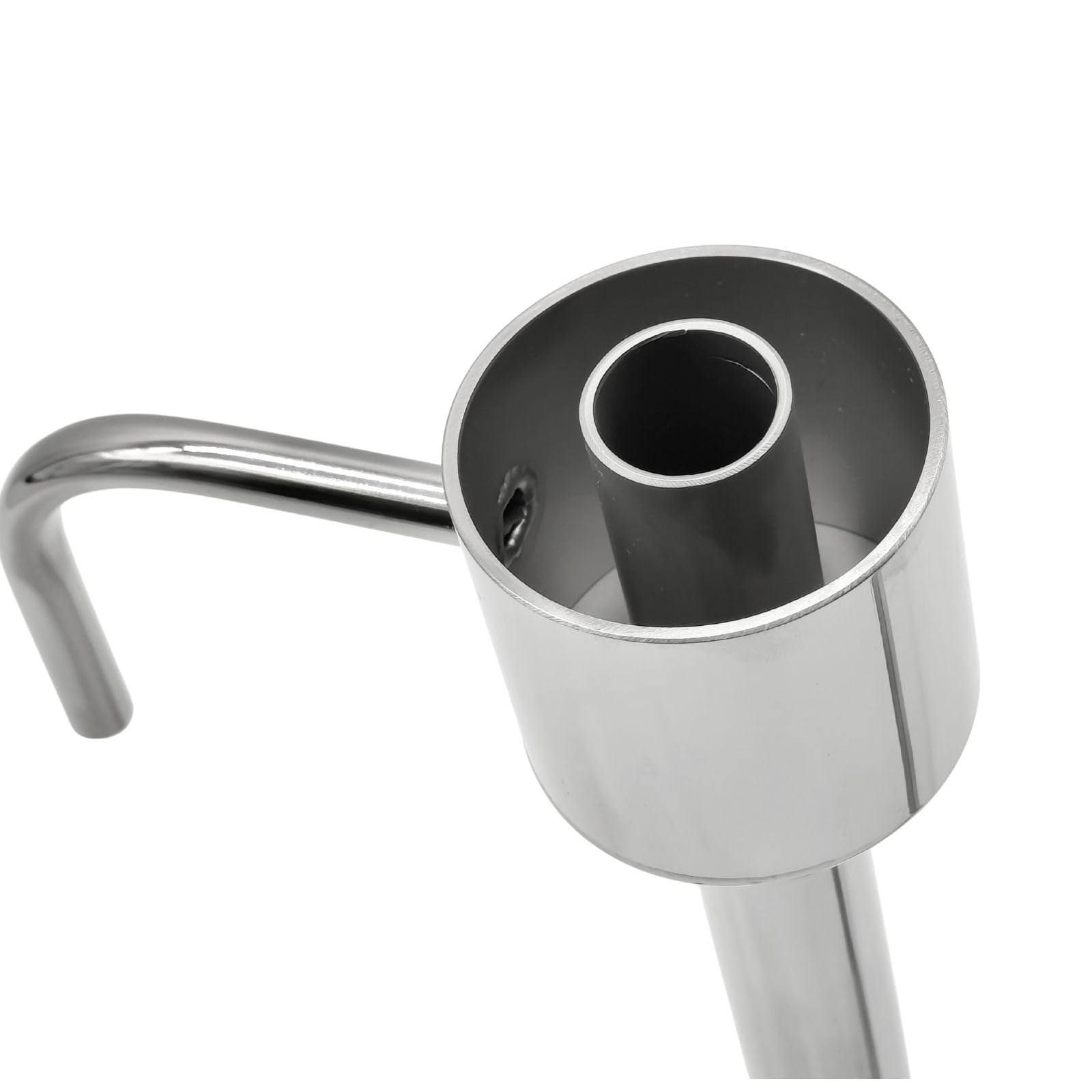 Perroquet au Acier Inoxydable 37 cm - Éprouvette en Acier - Récepteur pour Thermomètre