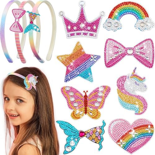 Children's headwear headband shiny rhinestone headband main image 1