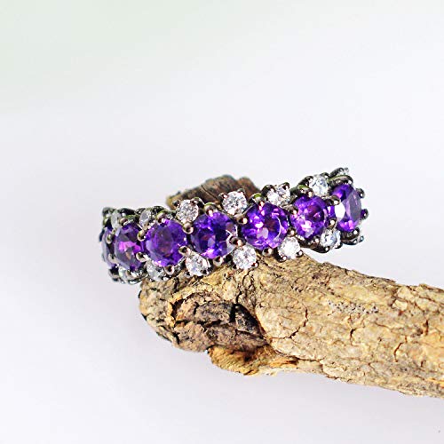 Bijoux améthyste argent 925 le cadeau mixte parfait - 6
