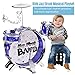 JJmooer Niños Niños Principiantes Set de batería de jazz Batería de 3...