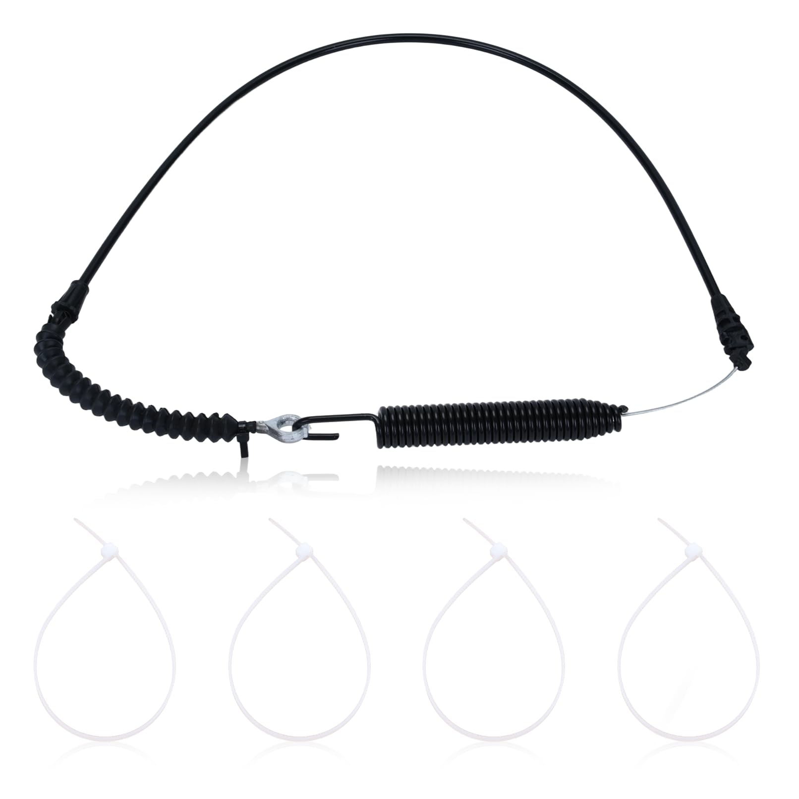 Câble d'embrayage de lame pour Tondeuses à Gazon MTD, Craftsman, Huskee, Murray, Yard-Man et Troy-Bilt, Remplace les références OEM 746-05124, 746-05124A, 946-05124, 946-05124A