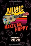  KALENDER 2020: A5 Musikinstrumente Terminplaner für Ukulelist mit DATUM - 52 Kalenderwochen für Termine & To-Do Listen - Musikliebe Terminkalender Musikinstrument Jahreskalender Hawaii Kostüm