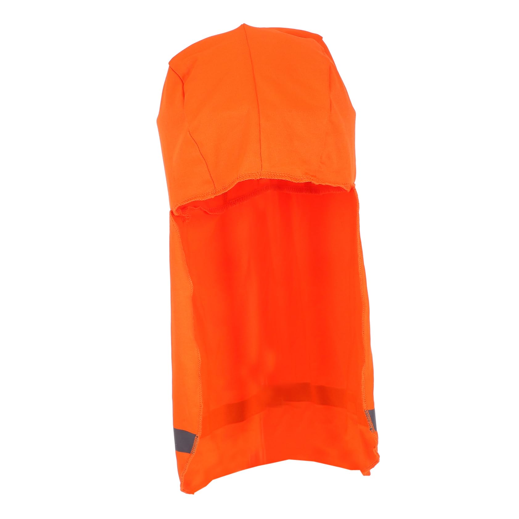 DOITOOL Reflective Cooling Skull Cap with Neck Shade Elastic Sun Protection Hat for Outdoor Activities Sweat Wicking Hard Hat Liner Versatile UV Cover for Cycling Fishing Camping and More Orange