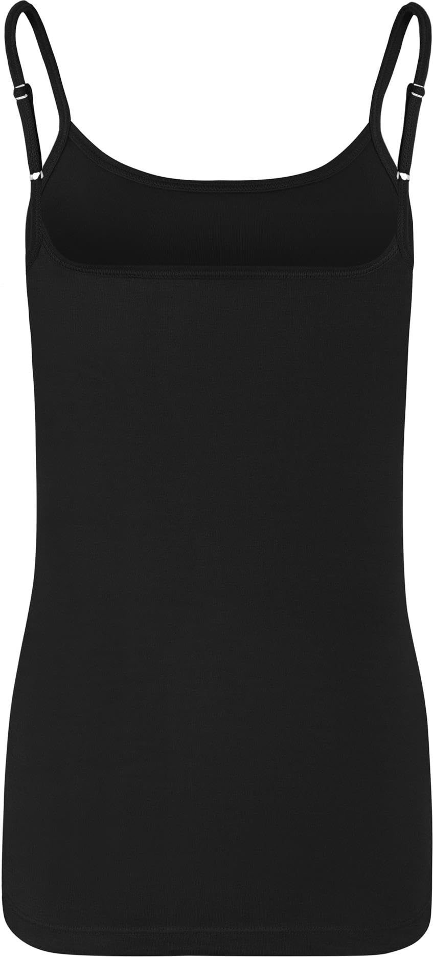 Damen Merino Top Spaghettiträger Trägertop Unterhemd Ärmelloses Shirt Unterwäsche Tanktop aus 100% Bio-Merinowolle - Atmungsaktives Sportunterteil