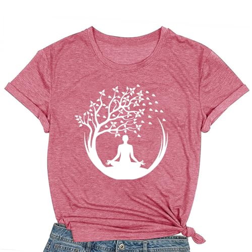 Yoga Shirt for Women Funny Pilates Workout T-Shirt Fitness Lover ...