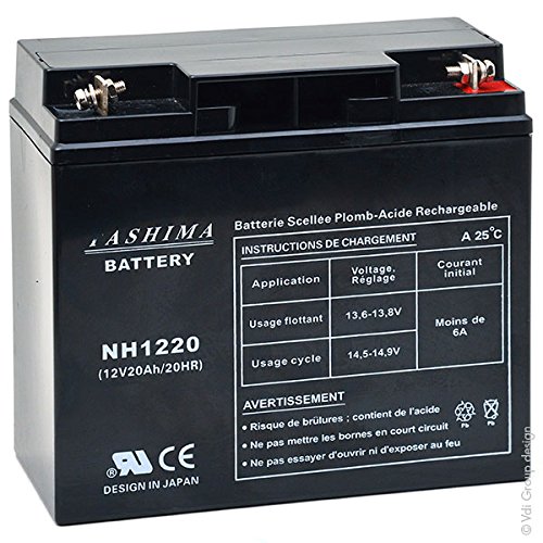 Tashima - Batterie moto NH1220 / NH1218 12V 20Ah