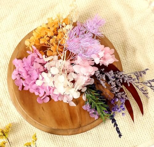 Image of VRB DecTM 2 Box Natural Real Dried Flowers for Art Craft /rasin Art kit - Mixed & Multicolor for Soap, Artificial Candles,Scrapbook, DIY, Resin Tray Jewellery, Pendant (2 Box - Multicolor)