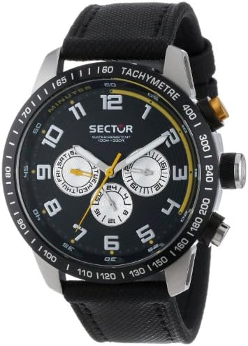 Sector No Limits Orologio da Uomo Analogico al Quarzo con Cinturino in Pelle - R3251575001