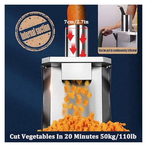Picadora eléctrica comercial de verduras acero inoxidable miniatura 3