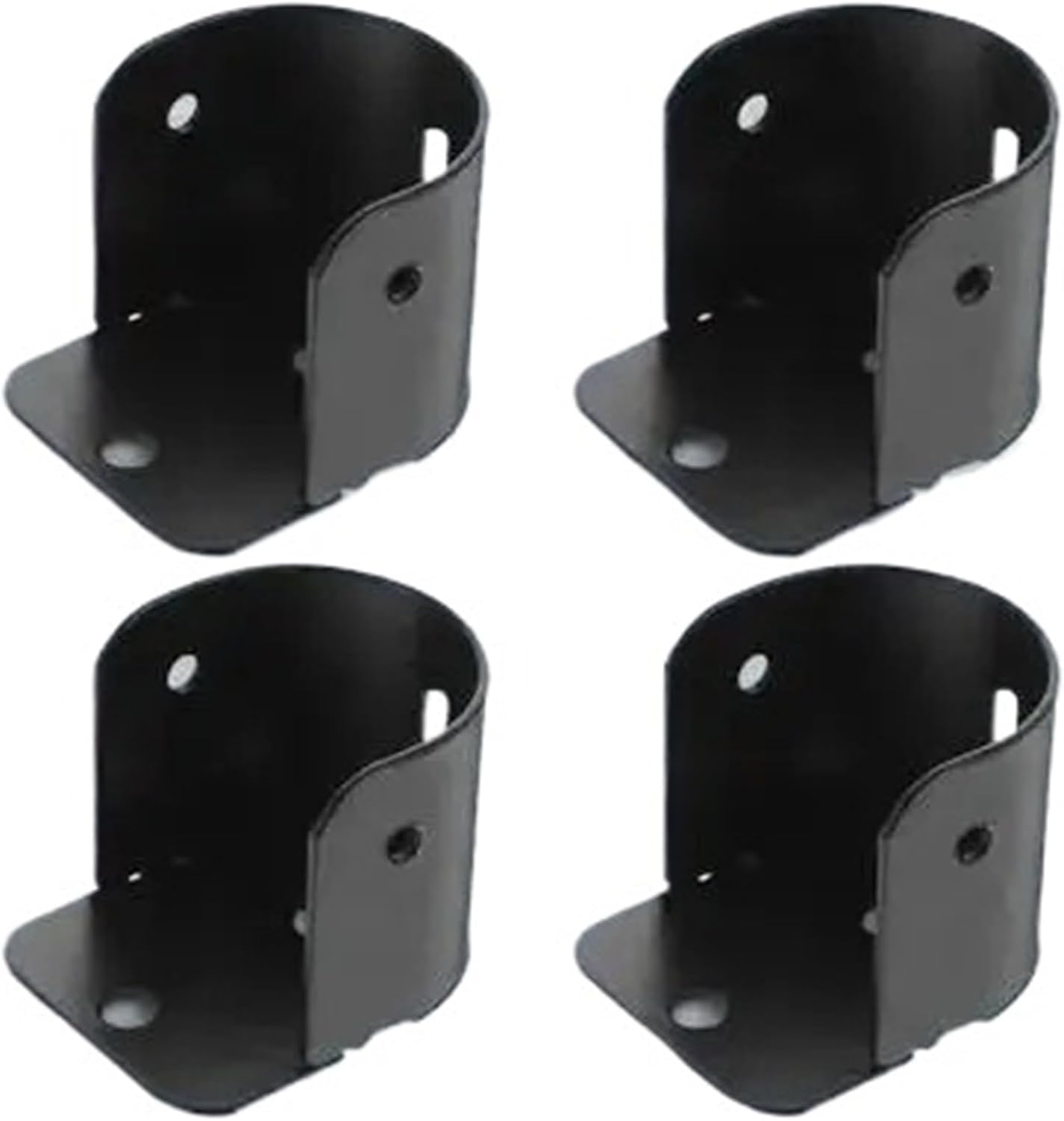 Closet Rod Bracket 8/10pcs Iron Closet Rod Socket Wardrobe Flange Bracket Bathroom Laundry Room U Shape Shelf Support Pipe(5pairs)