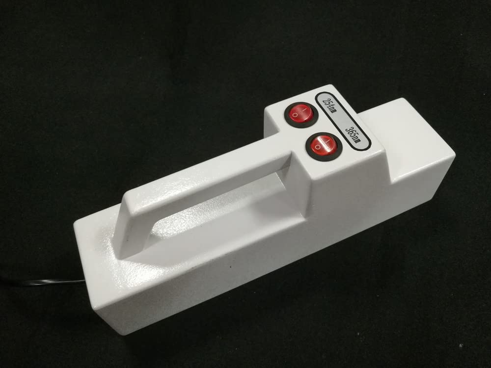 WONDSUNSON 2 in 1 Dual Longwave 365nm & Shortwave 254nm 16W UV Lamps, LW and SW Ultraviolet Blacklight UV Bulb Lamp for A TLC Plate Illumination, Yooperlites Willemite Detection