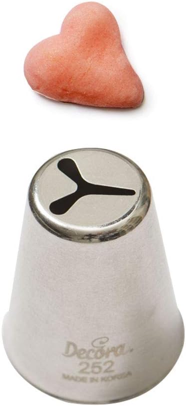 DECORA Blister Nozzle 252, Stainless Steel, Silver, 9 x 6 x 4.5 cm