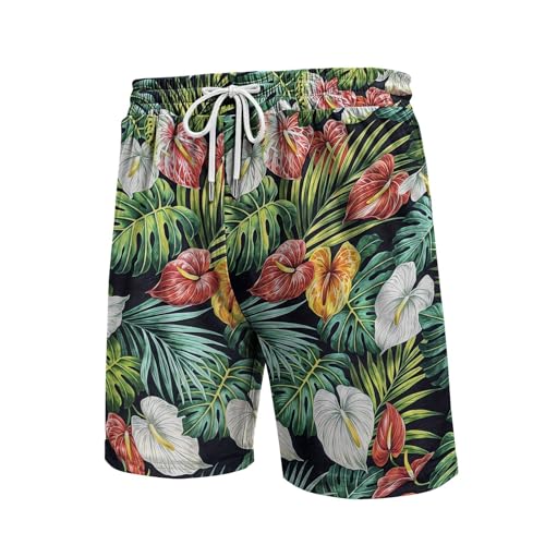Bermudas para hombre con lentejuelas, elásticos, cargo hasta la rodilla, pantalones cortos de verano, varios bolsillos, pantalones cortos de trabajo, pantalones cortos de trabajo, cintura elástica