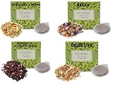 Caffè Vulcanus Gli Infusi Cialde Compatibili con ESE 44, Mix di Tisane Naturali in Foglie, 80 cialde, Relax, Digestiva, Mirtillo e Zenzero