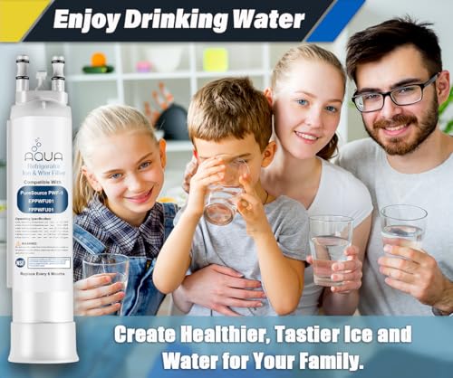 Image of FPPWFU01 Water Filter Replacement Compatible with EPPWF01 PureAdvantage PWF-1 FPPWFU01 PurePour PWF-1Refrigerator Water Filter & PureAir Ultra II PAULTRA2 Air Filter Combo(4+4-Combo)