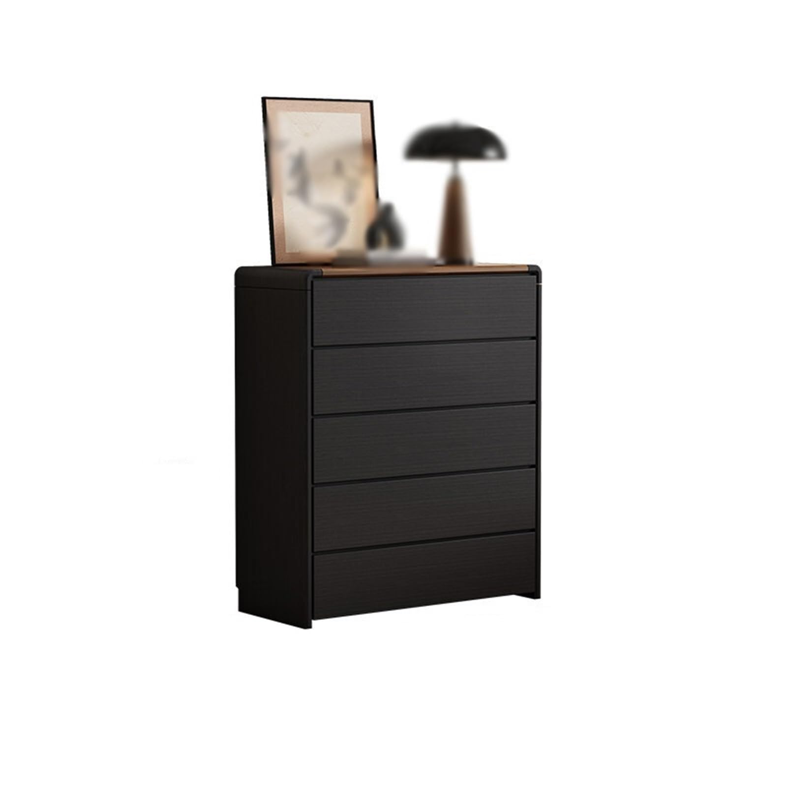 Dh2yjnbf3 Bedroom Dresser For Bedroom With 5 Storage Drawers Wood Chest Of Drawer For Closet, Living Room, Hallway Storage Organizer
