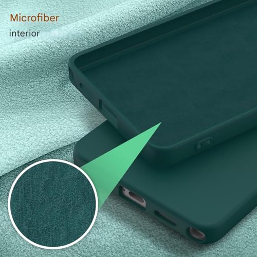 Image of DIZORO Microfiber Candy Case Compatible with Samsung S26 Ultra 5g Smooth Touch Cushion Liquid Soft Silicone Gel Rubber Phone Cases Non-Slip Full Body Protective Shockproof Back Cover (Forest)