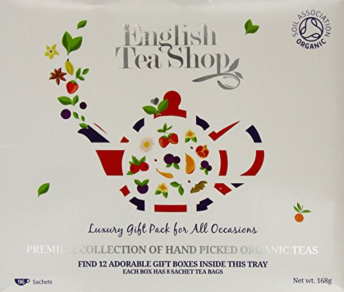 English Tea Shop Organic Luxury Gift Tray (Pack of 96 Tea Bags)