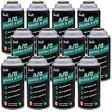 ZeroR AC Refrigerant | R134a Replacement | 12 Cans with SSV for AC Recharging