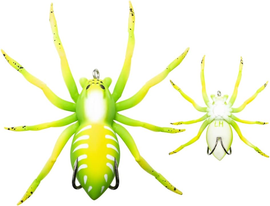 Phantom Spider – Weedless Fishing Lure with Realistic Design, Weighs ¼ oz, 2” Length