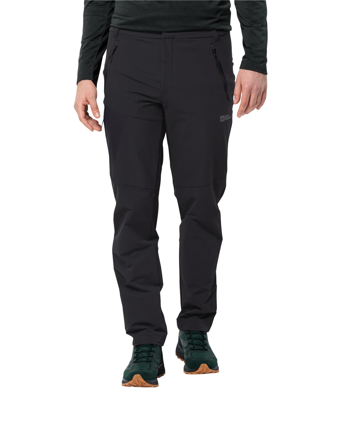 Jack Wolfskin GLASTAL Winter Pants M, Men’s Hiking Pants, Black,
