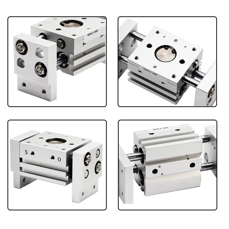 Cylindre pneumatique MHL2-32D à double effet type T - 6