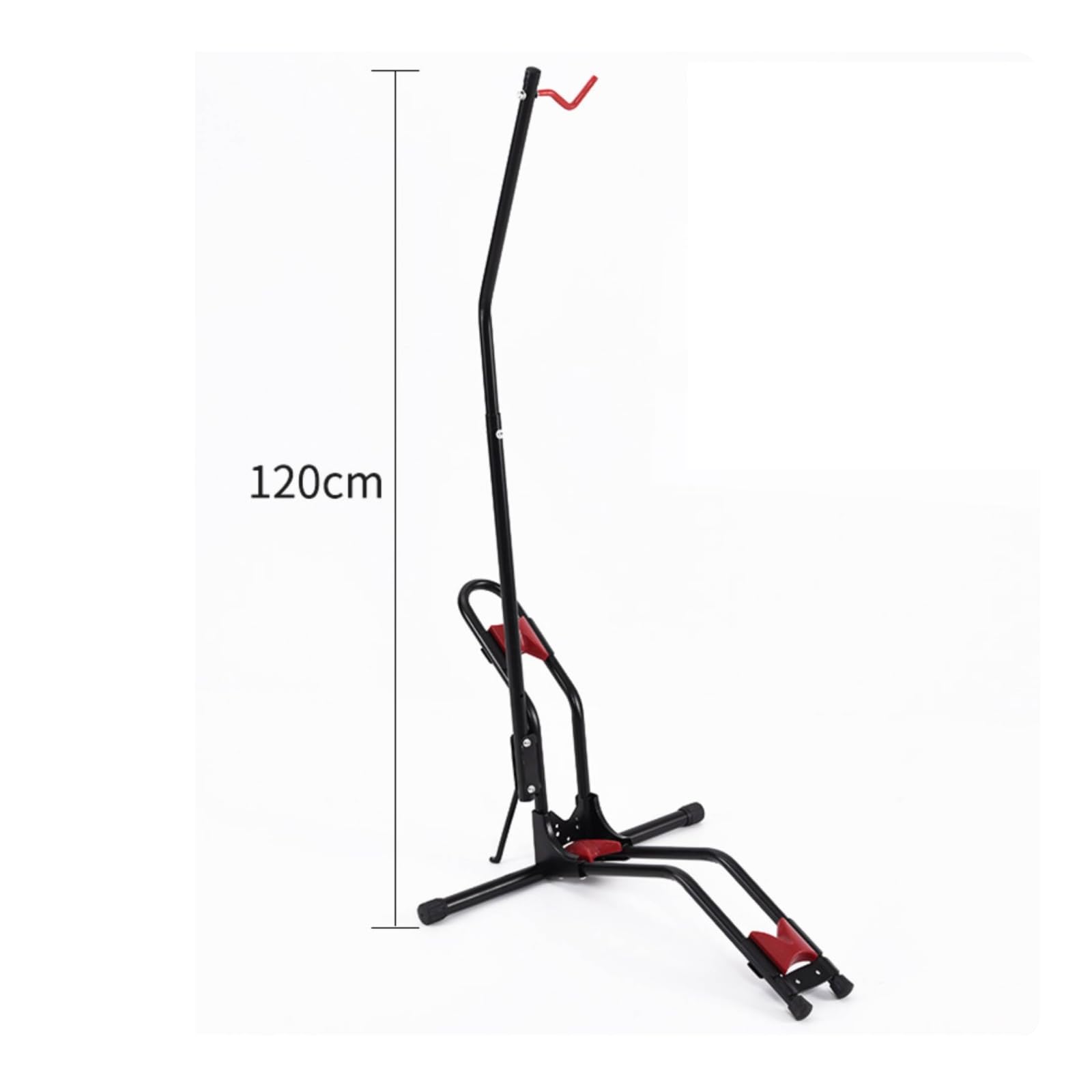 Baoblaze Soporte para Bicicleta Soporte Aparcamiento Bicicleta Soporte Expositor Caballete Suelo Ajustable Sostiene en Posición Vertical Ocupa Poco Espacio Adecuado para Portales