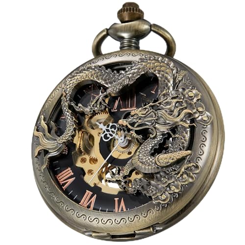 Reloj de bolsillo mecánico vintage Tiong un regalo elegante para hombres