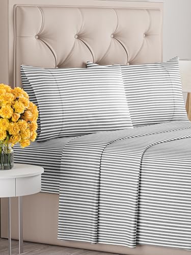 Cgk Unlimited HU-XI-201 Queen Size 4 Piece Sheet Set - Extra Soft, Breathable & Cooling Sheets - Hotel Luxury Durable Bed Sheets thumb #1