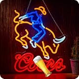 Beer Neon Sign Bar Signs Rodeo Crs Banquet Light Beer LED Lights