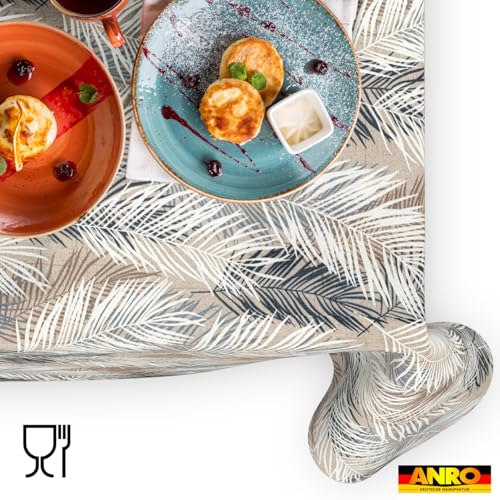 Nappe lavable effet lotus ANRO pour éliminer les taches de table - 6
