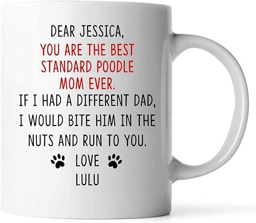 Miniatura 3 de Funny Gift For Men Or Women - Personalized Mug for those who are parents of puppies White 11oz