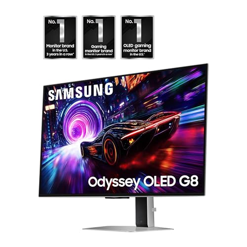 undefined SAMSUNG 32” Odyssey QD-OLED G8 (G81SF), 4K, 240Hz, Gaming Monitor, 0.03ms Response Time, DisplayHDR True Black 400, AMD FreeSync™ Premium Pro, G-Sync Compatibile, 3 Yr Warranty, LS32FG810SNXZA, 2025 の商品画像 2