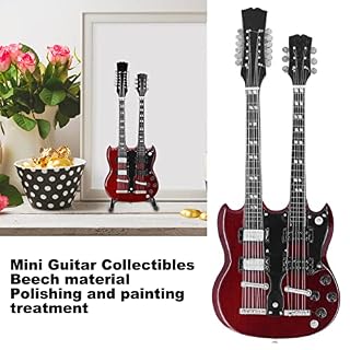 Dollhouse Guitar, Guitar Toy Miniature 1:6 Scale 18cm/7.1in Length Paint Treatment Cute Style for Decoration for Gift - Les Beatles, Paul McCartney, John Lennon, RIngo Starr, George Harrison Dollhouse Guitar, Guitar Toy Miniature 1:6 Scale 18cm/7.1in Length Paint Treatment Cute Style for Decoration for Gift – Image 4