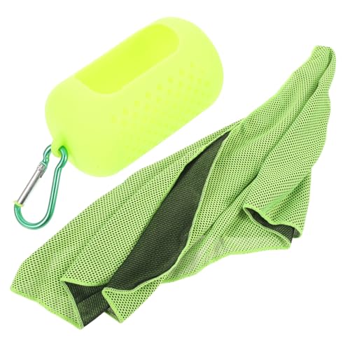 Gogogmee Quick Dry Fitness Towel with Instant Cooling Sports Towel for Gym Yoga Travel 1 Set with Case