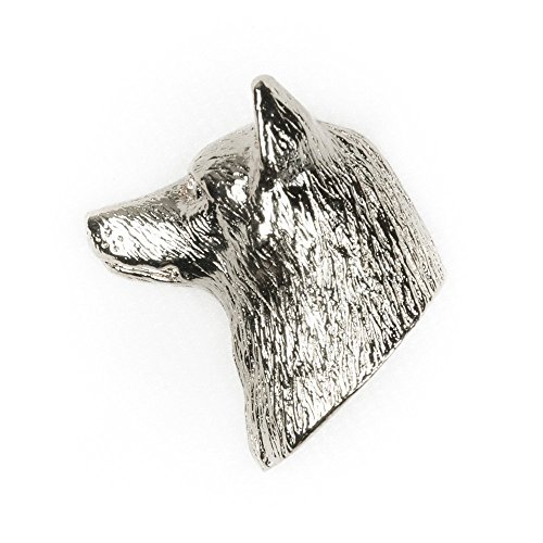Spitz Finlandais broche artisanale DOG ARTS JP fabriquée au Royaume-Uni