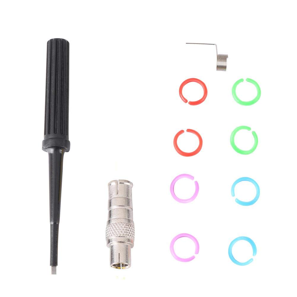 Sonde, P6500 500MHz 10X Oszilloskop-Sonde Hochpräziser passiver schwarzer Sondenclip für BNC-Schnittstellenoszilloskope
