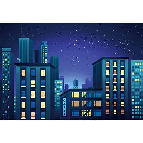 Toile super-héros 2,1x1,5m pour animer une cabine photo anniversaire