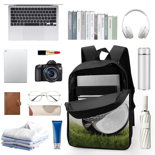 Golf Club Backpack - Durable 600D Polyester, 17 Inch Backpack with Ergonomic Adjustable Straps, Lightweight Travel Bag for Men & Women3