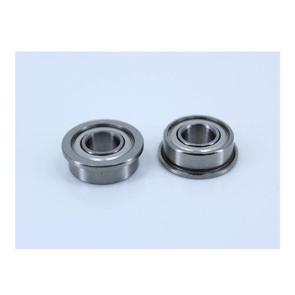 SUOFEILAIMU 10Pcs MF128ZZ Deep Groove Ball Bearing ABEC-5 52100 Chrome Steel Miniature Flanged Ball Bearings Size 8123.5mm