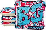 BG Cornhole Viking Bags | Exclusive to Amazon | Set of 4 Bags | Color: Drip Trip Miami | 2026